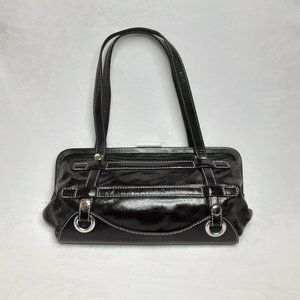 CYNTHIA ROWLEY Black Leather Shoulder Bag